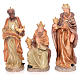 Complete nativity set measuring 50cm 11 figurines in painted resin s3