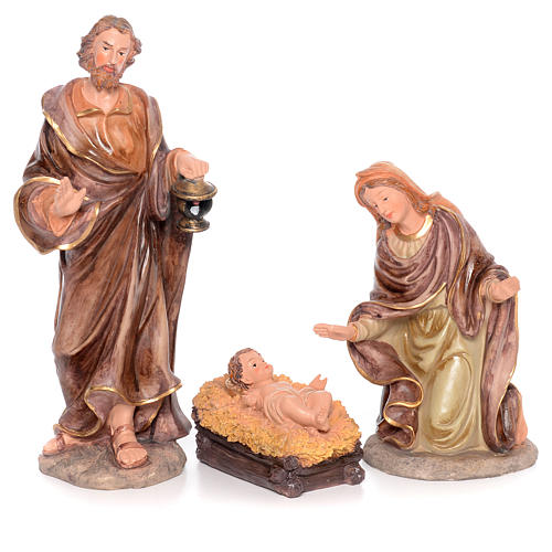 Presepe 11 pz cm 50 resina dipinta 2