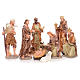 Presepe 11 pz cm 50 resina dipinta s1