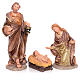 Complete nativity set measuring 50cm 11 figurines in painted resin s2