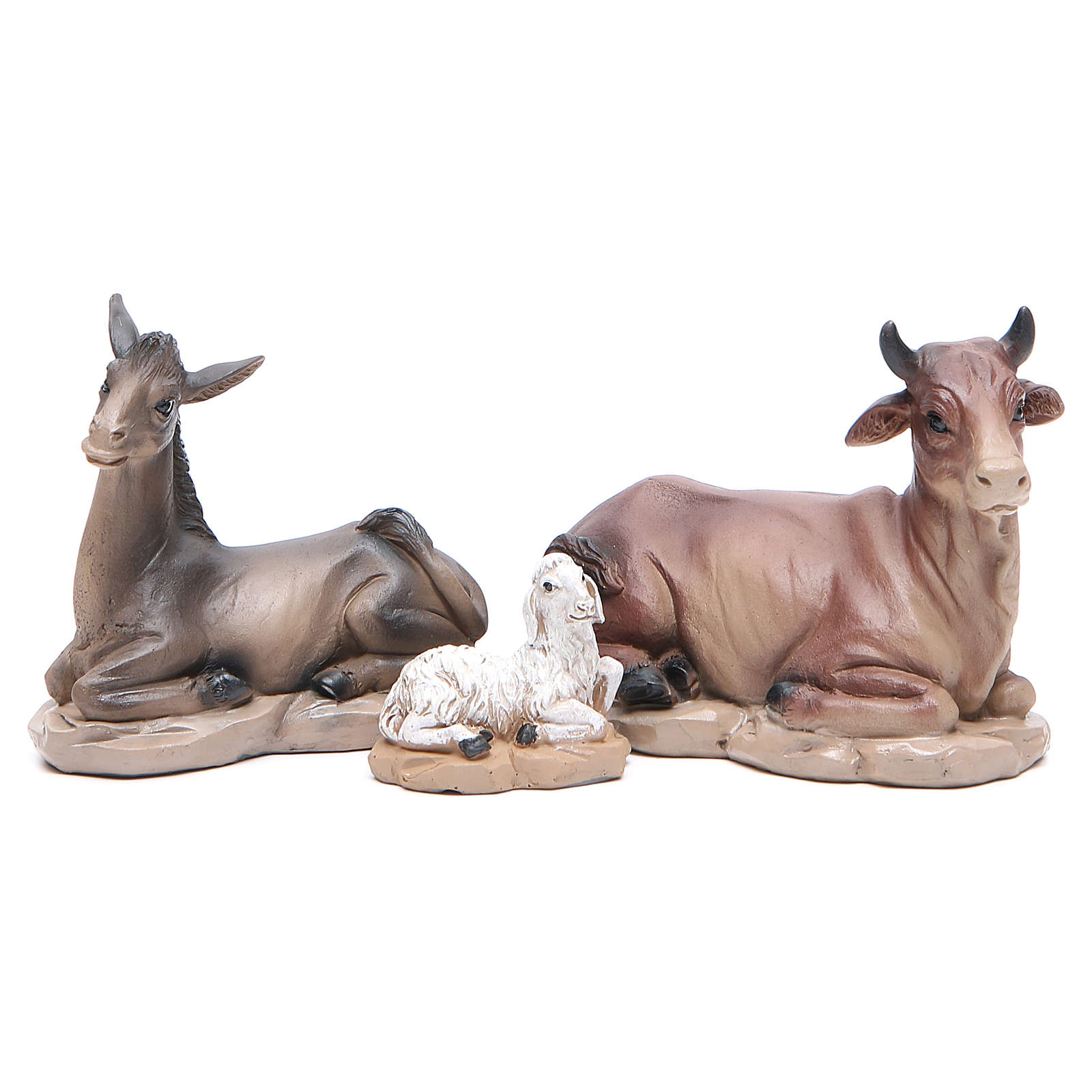 Belén 21 cm de altura media de resina efecto madera 11 | venta online