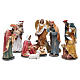 Resin nativity set measuring 20cm, 11 figurines s1