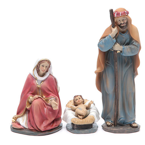 Resin nativity set measuring 20cm, 11 figurines 2