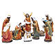 Resin nativity set measuring 15cm, 11 figurines s1