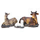 Presepe in resina h. 15 cm  set da 11 pezzi s5