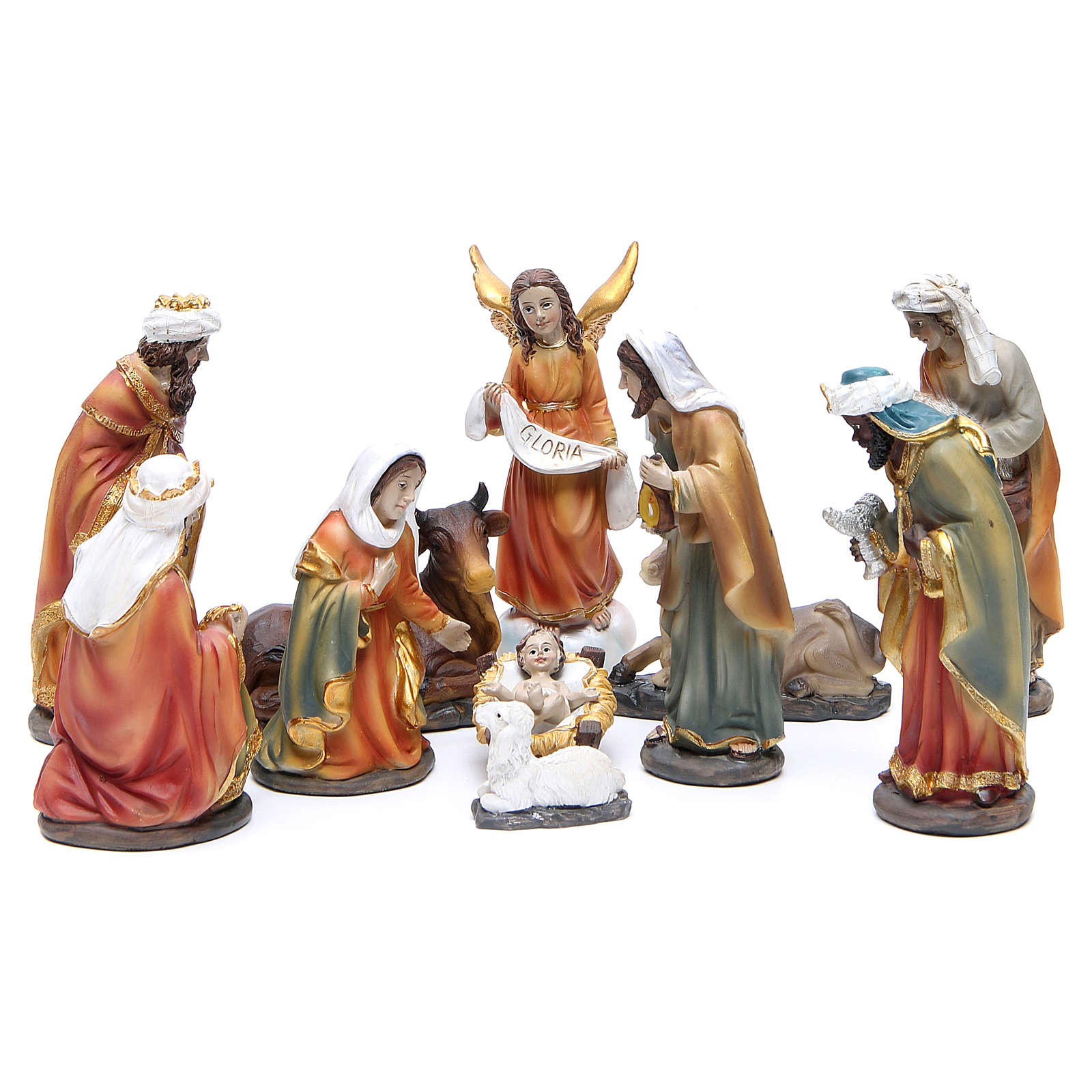 large resin nativity figures