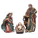 Resin nativity set measuring 29cm, 11 decorated figurines s2