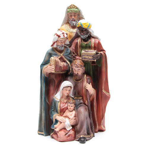 Resin nativity figurines, 6 pieces for a nativity of 50cm 1