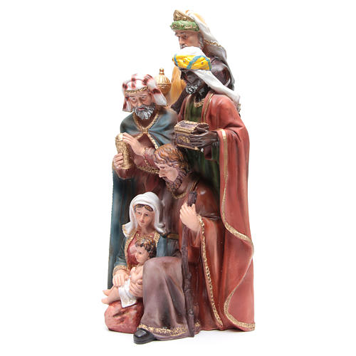 Resin nativity figurines, 6 pieces for a nativity of 50cm 2