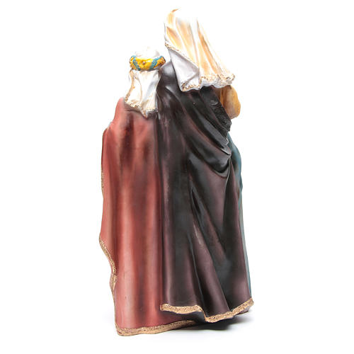 Resin nativity figurines, 6 pieces for a nativity of 50cm 3
