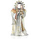 Virgen José Jesús estilizados belén metal s1