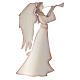 Angeli con tromba set 2 pz stilizzati presepe metallo s4