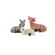 Presepe 5 cm resina 11 pz s5