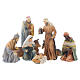 Presepe resina 20,5 cm - 8 statue s1