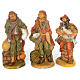 Complete nativity scene with a set of 18 rubber statues sized 40 cm s5