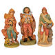 Presepe completo in materiale infrangibile cm 40 - 18 statue s6