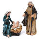Resin nativity scene set of 12 pieces sized 20 cm  s2