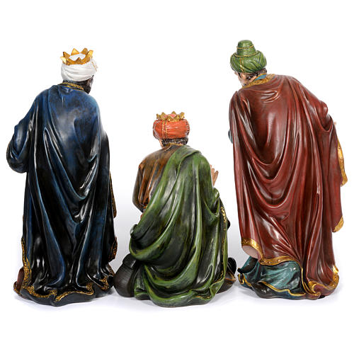 Resin nativity scene set of 11 pieces 61 cm   4