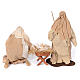 Presepe natural set 6 pz resina 50 cm s4