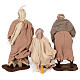 Presepe natural set 6 pz resina 50 cm s5