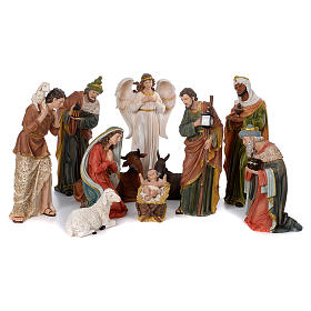Nativity scene in resin 60 cm with 11 pieces