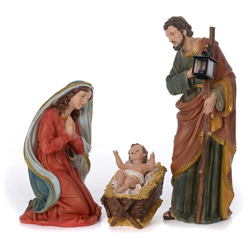 Nativity scene in resin 60 cm with 11 pieces 3