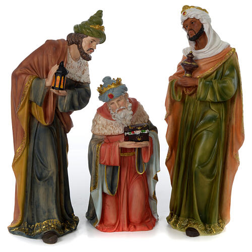 Nativity scene in resin 60 cm with 11 pieces 5
