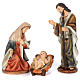 Nativity Scene 61 cm, painted resin, 11 figurines s3