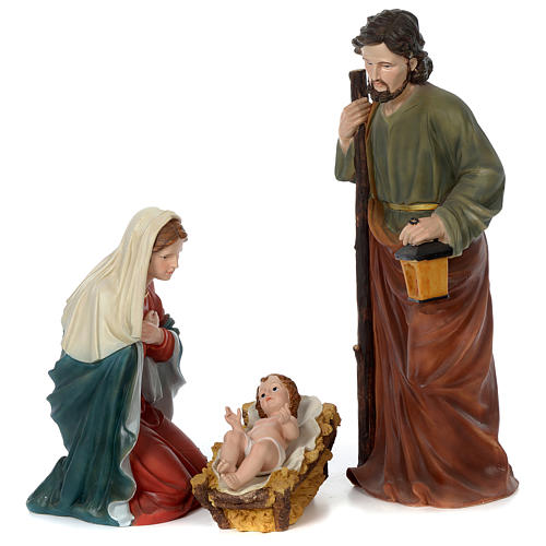 Nativity scene in resin 80 cm with 11 pieces 3