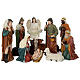Resin Nativity Scene 80 cm, 11 painted figurines s1