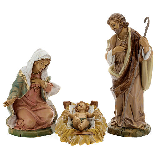 Complete classical style Nativity Scene 8 pieces 30 cm  2