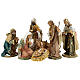 Complete classical style Nativity Scene 8 pieces 30 cm  s1