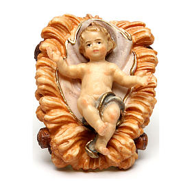 Holy Family Figurines, 12 cm Original Nativity model, in painted Valgardena wood