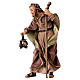Statuetta San Giuseppe presepe Original legno dipinto Valgardena 12 cm s2