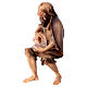 Estatua viejo pastor narrador belén Original madera pintada Val Gardena 12 cm s2