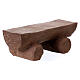 Handmade bench for Original Nativity scene in painted wood, Valgardena 12 cm s3