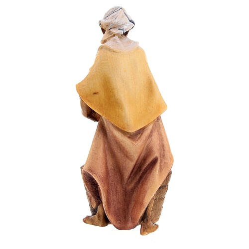 Camel rider with jug Original Nativity Scene in painted wood from Valgardena 10 cm 5