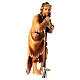 Pecoraio con zappa presepe Original legno dipinto Valgardena 10 cm s3