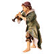 Shepherd with trumpet Original Nativity Scene in painted wood from Valgardena 10 cm s2