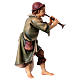 Peasant with Trumpet, 12 cm Original Nativity model, in painted Valgardena wood s3