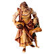 Woman farmer with child and sheep Original Nativity Scene in painted wood from Valgardena 10 cm s1