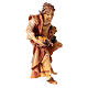 Peasant Woman with Child, 10 cm Original Nativity model, in painted Valgardena wood s3