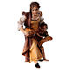 Woman farmer with child and sheep Original Nativity Scene in painted wood from Valgardena 12 cm s3