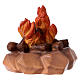 Fuoco del presepe Original legno dipinto Valgardena 12 cm s2