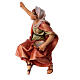 Peasant girl by the well for Original Nativity Scene of 10 cm, Val Gardena painted wood s4