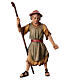 Pastore che tira presepe Original legno dipinto Valgardena 10 cm s1