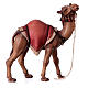 Camello de pie madera belén Original madera pintada Val Gardena 10 cm s2