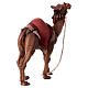 Figura camelo de pé para presépio Original madeira pintada Val Gardena 10 cm s7