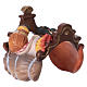 Camel saddle for Original Nativity scene in painted wood, Valgardena 12 cm s4