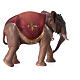 Standing elephant, painted wood, Val Gardena Original Nativity Scene of 10 cm s7